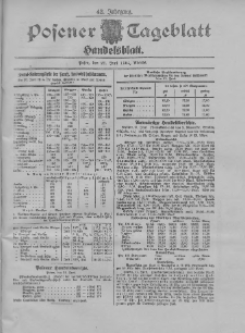 Posener Tageblatt. Handelsblatt 1904.06.21 Jg.42