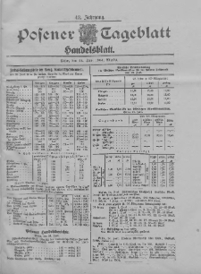 Posener Tageblatt. Handelsblatt 1904.06.24 Jg.42