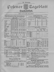 Posener Tageblatt. Handelsblatt 1904.06.27 Jg.42