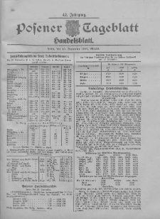 Posener Tageblatt. Handelsblatt 1904.09.13 Jg.42