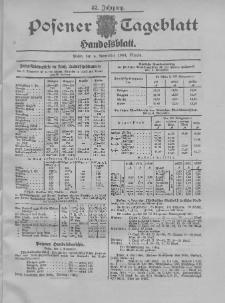 Posener Tageblatt. Handelsblatt 1904.11.04 Jg.42