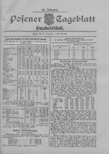 Posener Tageblatt. Handelsblatt 1904.12.06 Jg.42