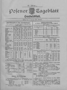Posener Tageblatt. Handelsblatt 1905.01.04 Jg.44