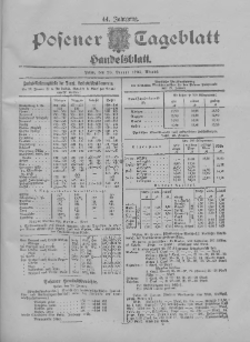 Posener Tageblatt. Handelsblatt 1905.01.20 Jg.44