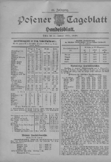 Posener Tageblatt. Handelsblatt 1905.01.31 Jg.44