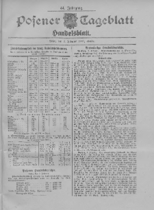 Posener Tageblatt. Handelsblatt 1905.02.02 Jg.44