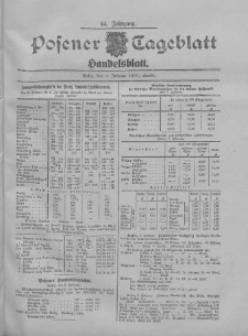 Posener Tageblatt. Handelsblatt 1905.02.03 Jg.44