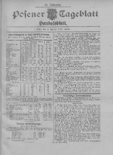 Posener Tageblatt. Handelsblatt 1905.02.04 Jg.44