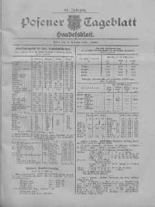 Posener Tageblatt. Handelsblatt 1905.02.06 Jg.44