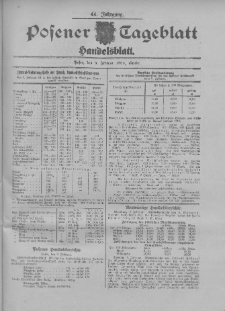 Posener Tageblatt. Handelsblatt 1905.02.09 Jg.44