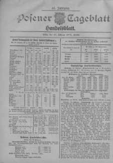 Posener Tageblatt. Handelsblatt 1905.02.23 Jg.44