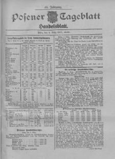 Posener Tageblatt. Handelsblatt 1905.03.04 Jg.44
