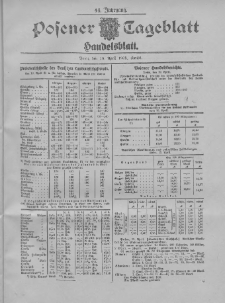 Posener Tageblatt. Handelsblatt 1905.04.19 Jg.44