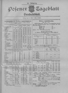 Posener Tageblatt. Handelsblatt 1905.05.03 Jg.44