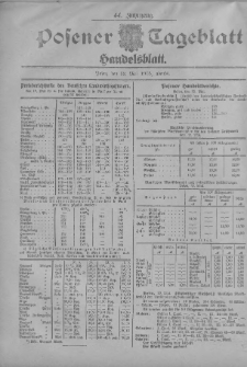 Posener Tageblatt. Handelsblatt 1905.05.22 Jg.44