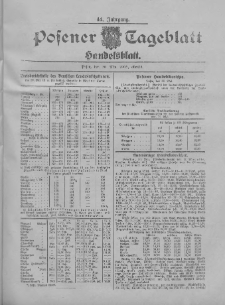 Posener Tageblatt. Handelsblatt 1905.05.30 Jg.44