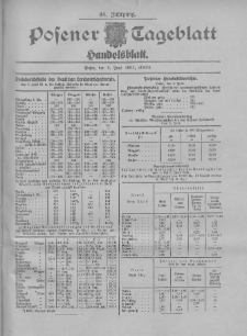 Posener Tageblatt. Handelsblatt 1905.06.08 Jg.44
