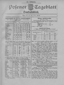 Posener Tageblatt. Handelsblatt 1905.07.13 Jg.44