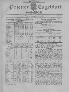 Posener Tageblatt. Handelsblatt 1905.07.25 Jg.44