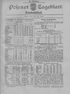 Posener Tageblatt. Handelsblatt 1905.07.27 Jg.44