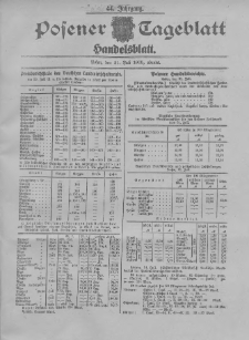 Posener Tageblatt. Handelsblatt 1905.07.31 Jg.44