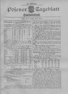 Posener Tageblatt. Handelsblatt 1905.10.28 Jg.44