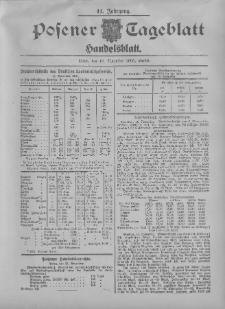 Posener Tageblatt. Handelsblatt 1905.11.16 Jg.44