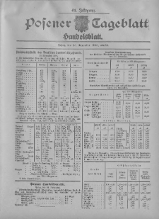 Posener Tageblatt. Handelsblatt 1905.11.24 Jg.44