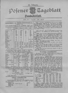 Posener Tageblatt. Handelsblatt 1905.12.02 Jg.44