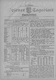 Posener Tageblatt. Handelsblatt 1905.12.30 Jg.44