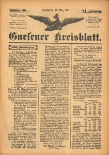 Gnesener Kreisblatt 1915.03.27 Jg.64 Nr25