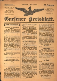 Gnesener Kreisblatt 1916.01.08 Jg.65 Nr3
