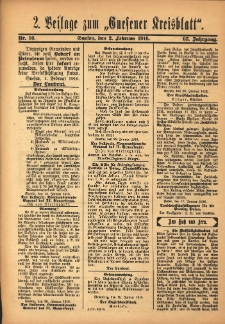 2. Beilage zum Kreisblatt 1916.02.02 Nr10