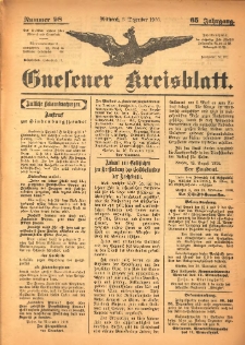 Gnesener Kreisblatt 1916.12.06 Jg.65 Nr98