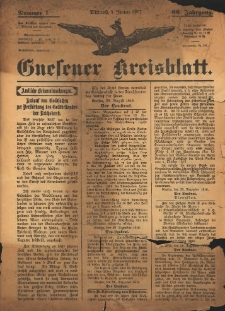 Gnesener Kreisblatt 1917.01.03 Jg.66 Nr1