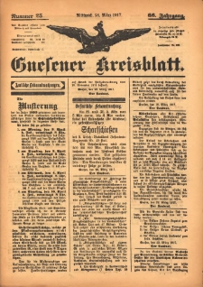 Gnesener Kreisblatt 1917.03.28 Jg.66 Nr25