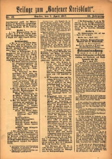 Beilage zum „Gnesener Kreisblatt” 1917.04.07 Nr28
