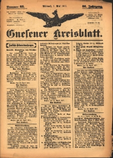 Gnesener Kreisblatt 1917.05.02 Jg.66 Nr35