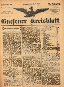 Gnesener Kreisblatt 1917.06.30 Jg.66 Nr52