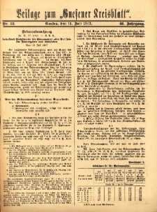 Beilage zum „Gnesener Kreisblatt” 1917.07.11 Nr55