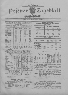 Posener Tageblatt. Handelsblatt 1906.01.03 Jg.45