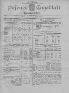 Posener Tageblatt. Handelsblatt 1906.01.17 Jg.45