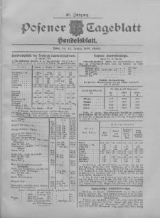 Posener Tageblatt. Handelsblatt 1906.01.18 Jg.45