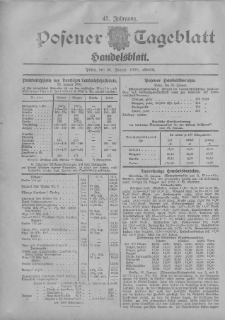 Posener Tageblatt. Handelsblatt 1906.01.30 Jg.45