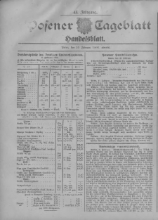 Posener Tageblatt. Handelsblatt 1906.02.10 Jg.45
