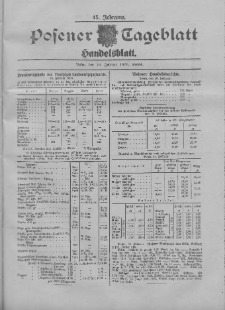 Posener Tageblatt. Handelsblatt 1906.02.16 Jg.45