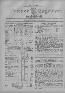 Posener Tageblatt. Handelsblatt 1906.02.24 Jg.45