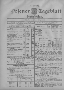 Posener Tageblatt. Handelsblatt 1906.02.28 Jg.45