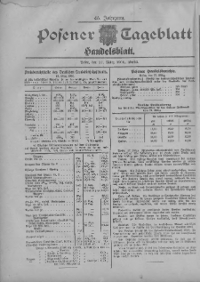 Posener Tageblatt. Handelsblatt 1906.03.17 Jg.45