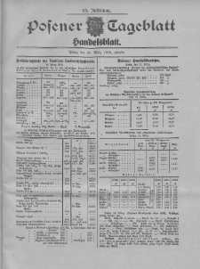 Posener Tageblatt. Handelsblatt 1906.03.21 Jg.45